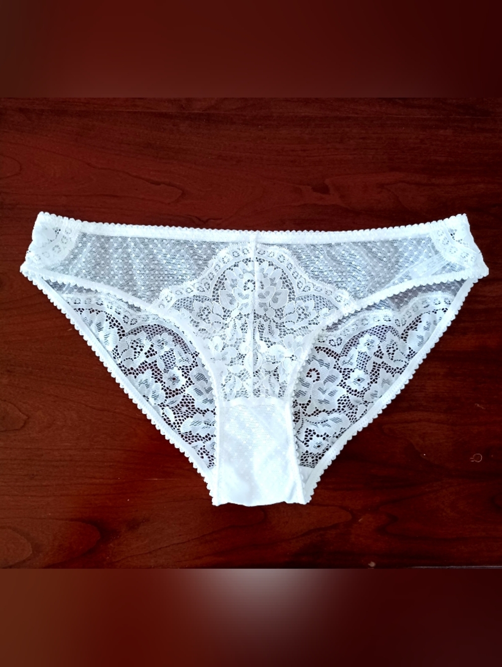 White Lace Panty, Size M